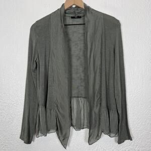 NT by Amati Made In Italy Silk Blend Open Front Cardigan Lightweight